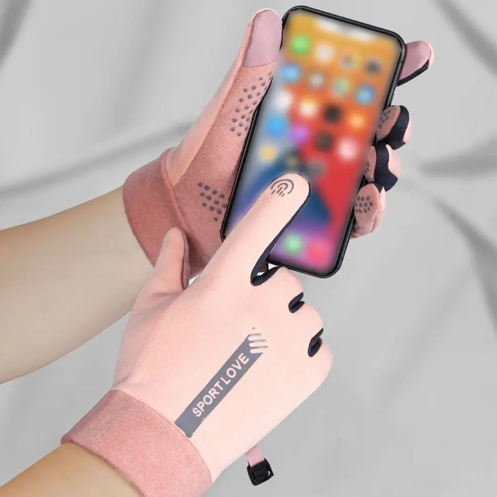 

Thermal Fleece Winter Gloves Windproof Waterproof Sports Mittens Thicken Cold Resistance Full Finger Gloves For Women/Men