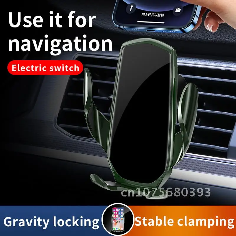 

Universal Car Holder Gravity Stand for Phone Air Vent Clip Mount Support Smartphone GPS For IPhone 13 Xiaomi Samsung Huawei Niye