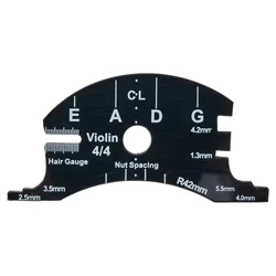 Perfect For Repairs Full Size Violin And Cello Bridge Mold Template Multi Functional And Effective For Improved Sound