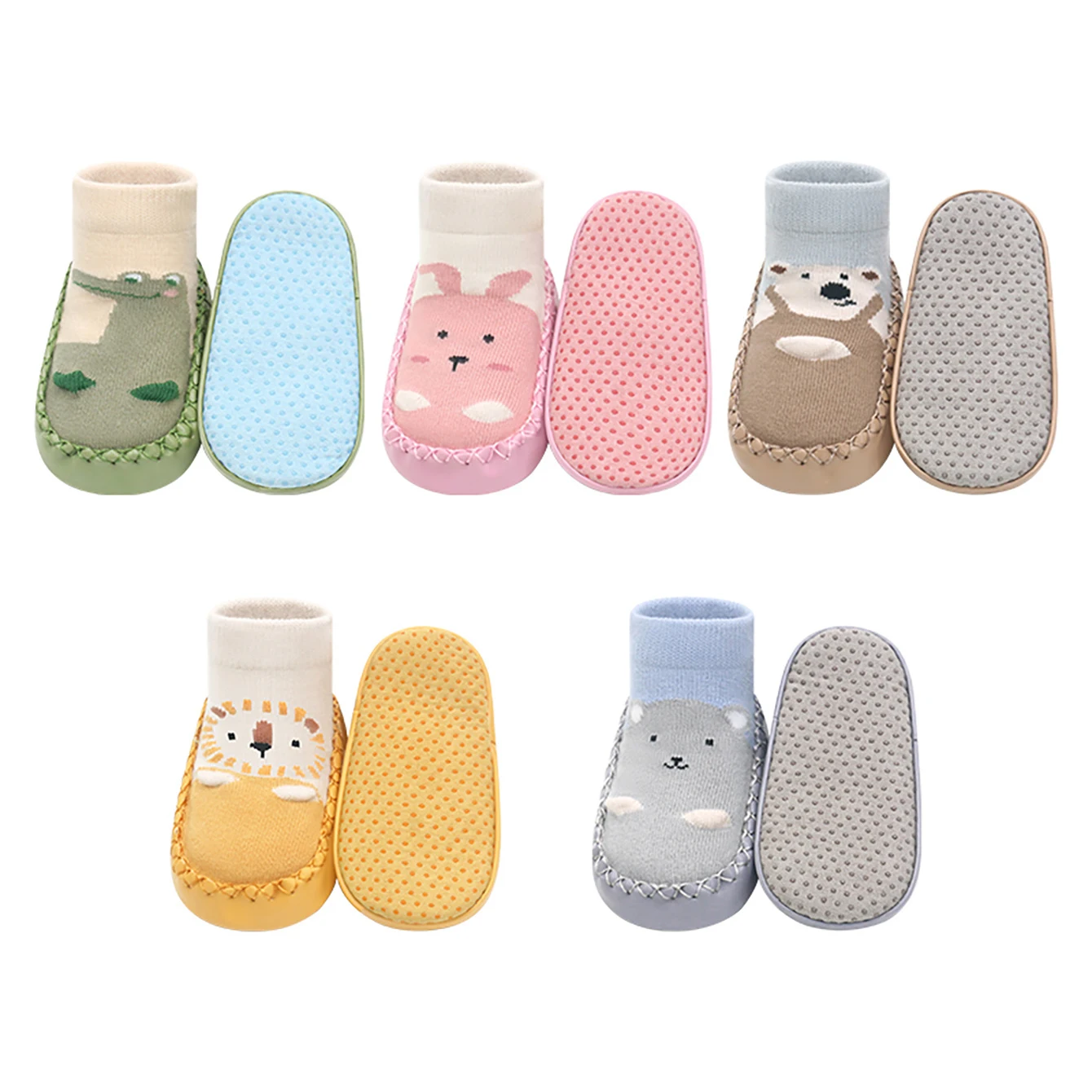 1 pair of baby socks, lightweight and comfortable shoes, non slip floor socks for boys and girls, breathable indoor and outdoor