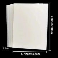 5-50PCS Shrink Plastic Sheets Shrink Films Papers Shrinky Art for Creative Handicrafts Mother's Day and Father's Day Ornaments 3