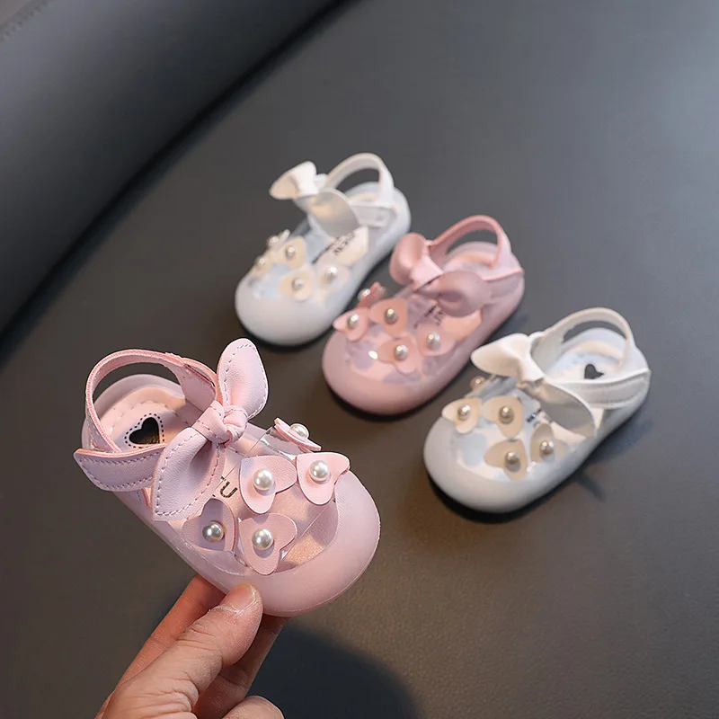 

Sandalias Cute Girl Sandals 2023 Summer Soft Sole Baby Shoe Anti Slip Walking Shoe Princess Shoe Girl Shoe Kid Shoe Baby Items