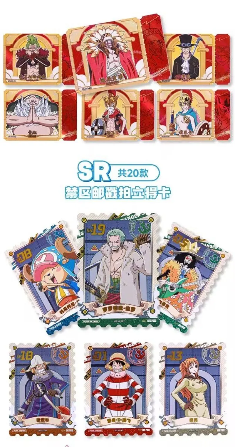 KABAO Echte One Piece Karte Ruffy Zoro Nami Lysop Sanji Ace SP XR KR EX TR GR ZR CR ODER UR Sammlung Karte Spielzeug Für Kinder Geschenk – Detail 8