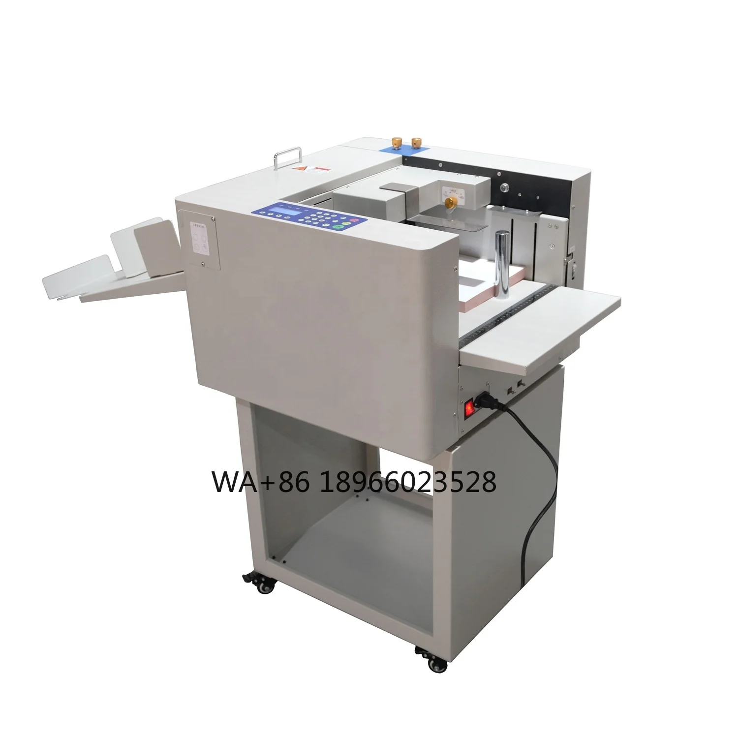 

QK-371Y Automatic Air Feeding Digital PaperCreasing Perforating Machine With Decrease and Increase Progressive Crease Function