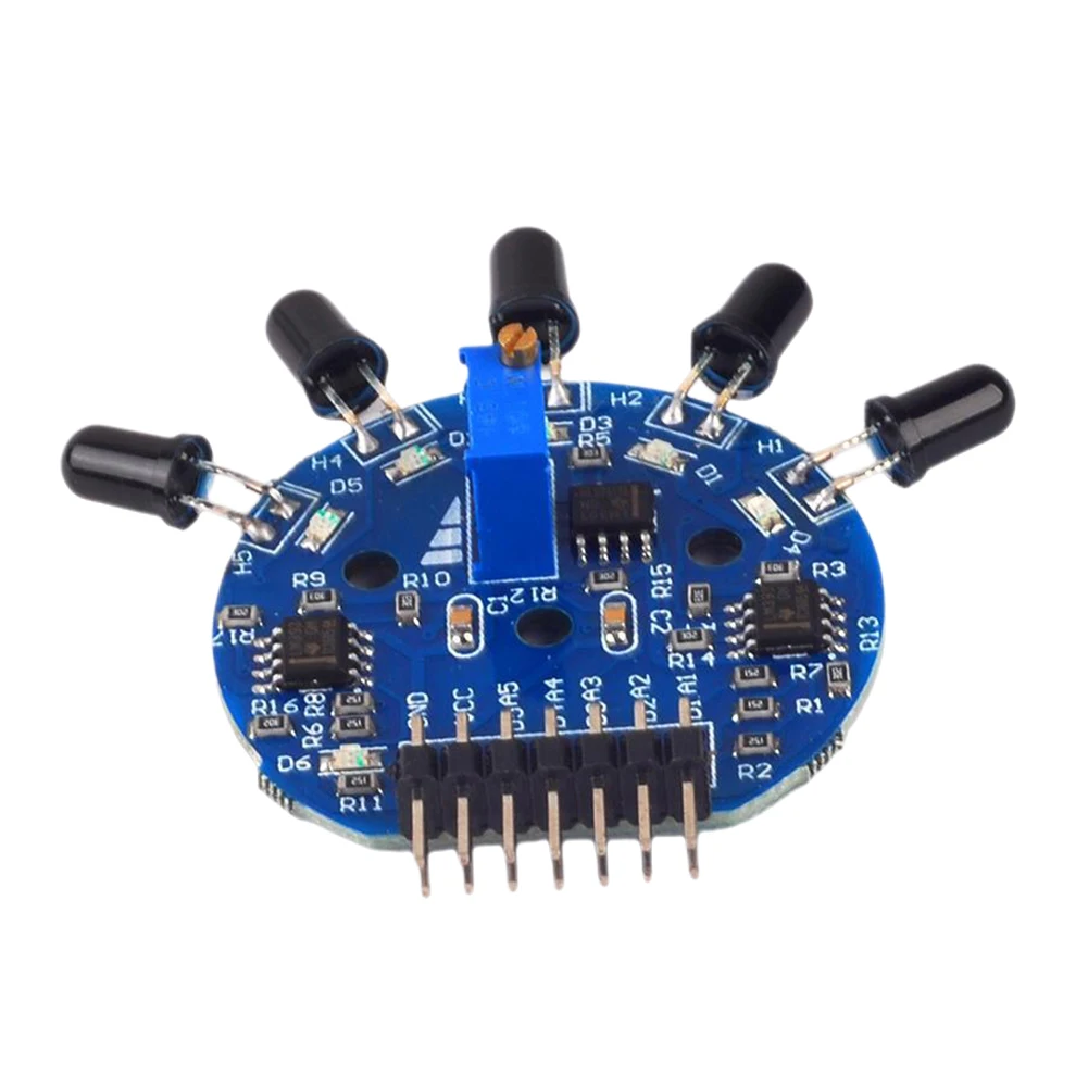 5 Way Flame Sensor Module Dual Output Fire Detection Sensor Module Easy Installation for Arduino Accessories