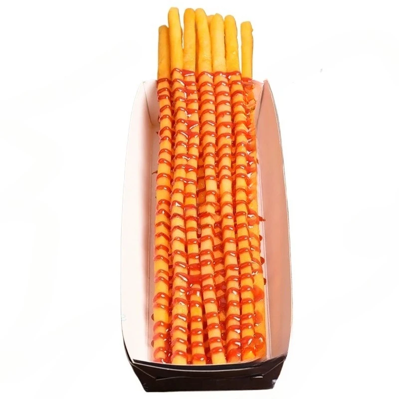 

Simulation Super Long French Fries Display Fried Snack Food Model Super Long Taiwanese Fries Model Potato Fake Food Sample