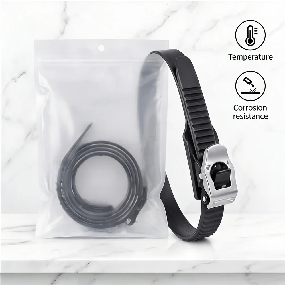 

Metal Buckle Nylon Tie Down Strap Heavy Duty Self Elastic Buckle Lashing Belt for Cargo Storage Camping Hiking Wood Securing