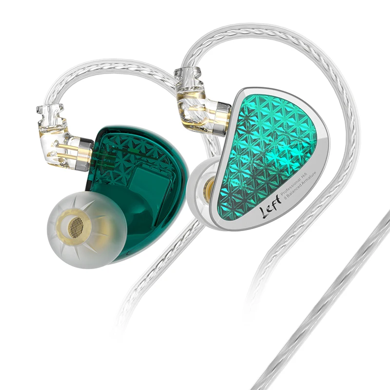 Kz As16 Pro In Oor Oortelefoon 16ba Gebalanceerde Armatuur Hifi Basmonitor Hoofdtelefoon Ruisonderdrukking Oordopjes Sport Headset