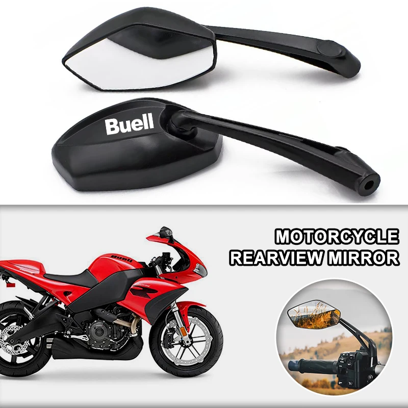 

Adjustable Motorcycle Side Rearview Mirror Handlebar Rear view For Buell 1125R 1125Cr X1 Xb9r Xb9 Ulysses Xb12x xb12 fairing