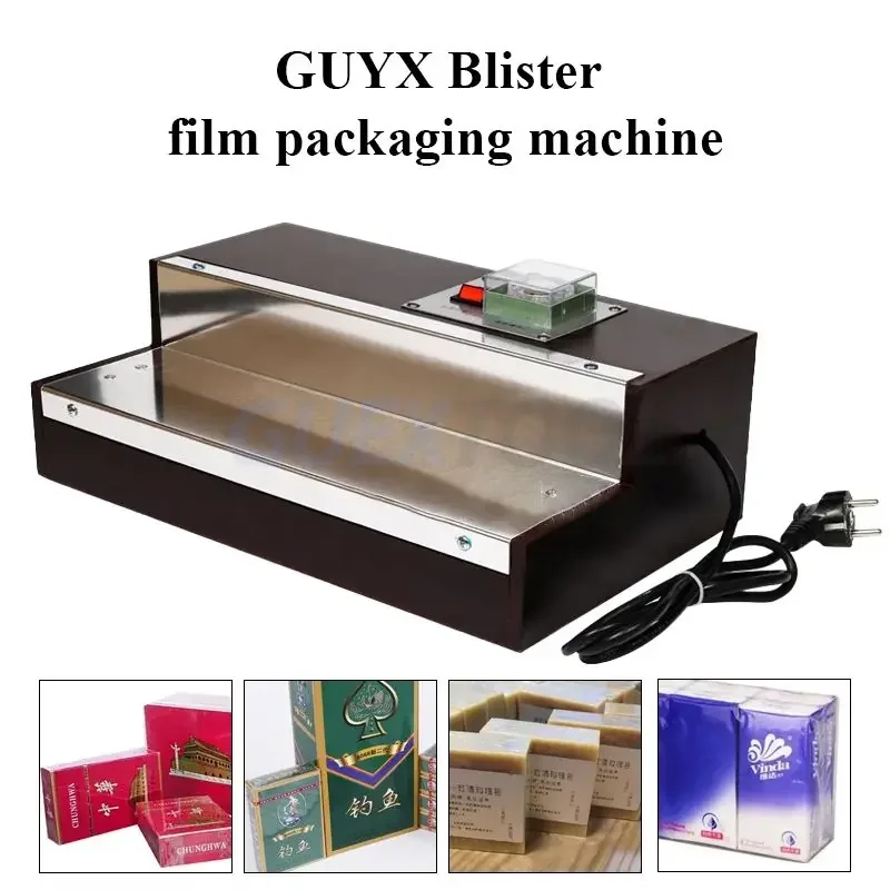 

Film Heat Shrink Wrapping Machine For Perfume Box Cigarettes Cosmetics Poker Box Blister Film Packaging Machine