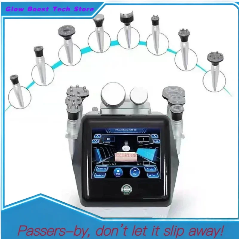 

Glow New Arrival 8 In1 Cavitation 40K R Vacuum Ultrasonic Body Slimming Fat Reduction 2023