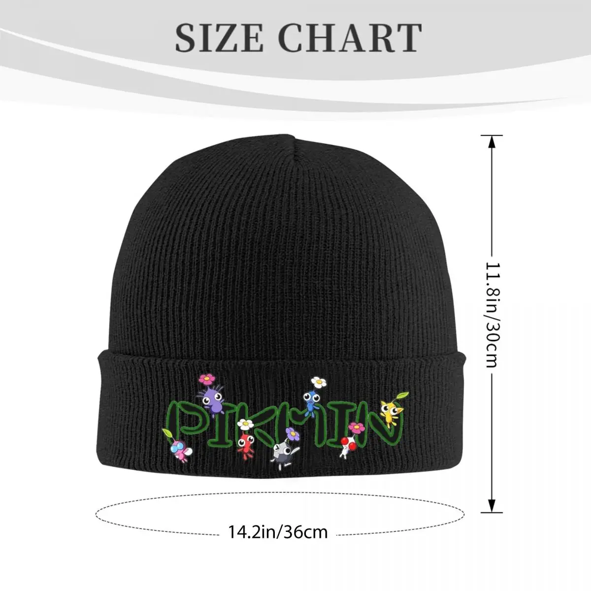 Cute Pikmin Family Knit Hat Beanie Autumn Winter Hat Warm Acrylic Street Cartoon Caps for Men Women