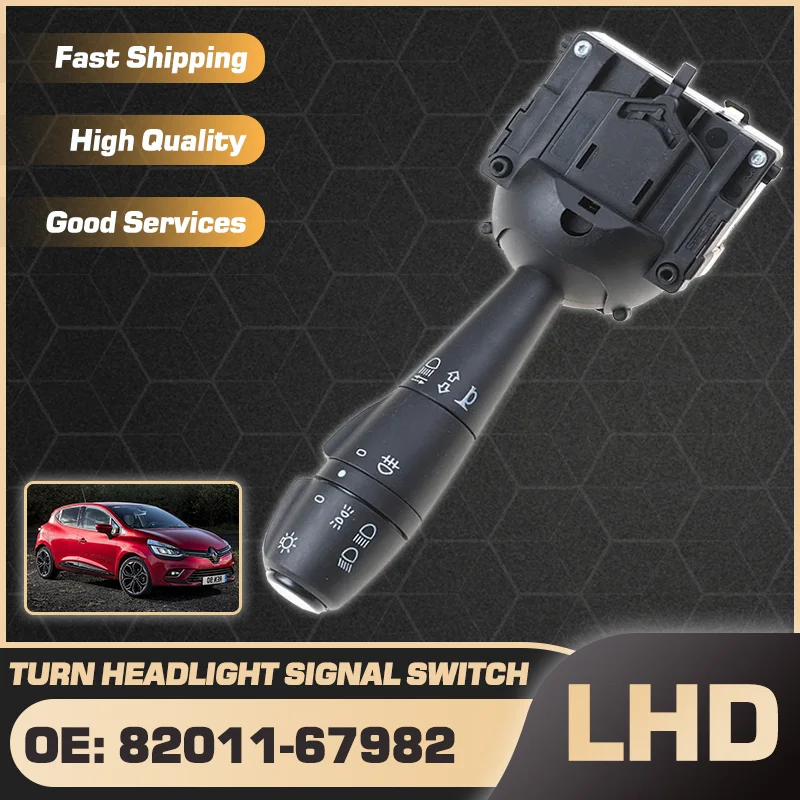 

Комбинированный Переключатель LHD для поворотников фар 82011-67982 для Renault Clio BH/KH MK4 Renault Lutecia 2013-2017, детали 255408317R