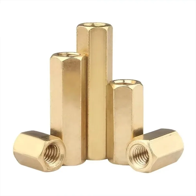 M2 M2.5 M3 M4 M5 Brass Hex Female to Female Standoff Spacer Hexagonal Hollow Pillars PCB Motherboard Stud Spacer Screw Bolt