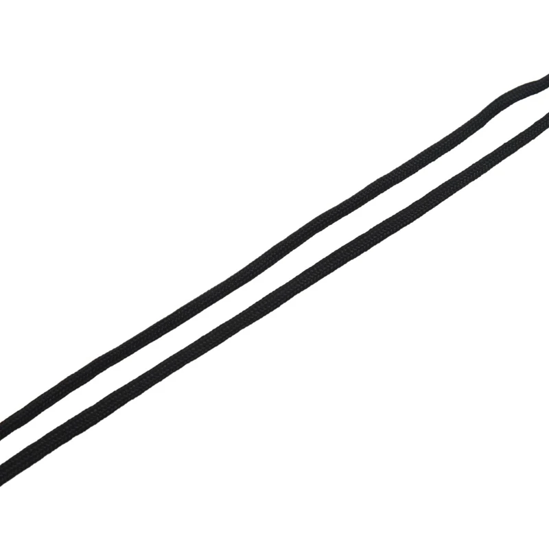เชือก2X ขนาดเส้นผ่านศูนย์กลาง5มม. สายสำหรับเต็นท์สีดำ