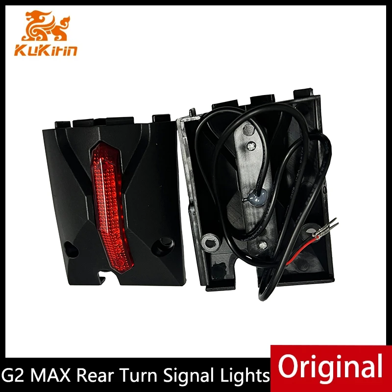 Original Rear Turn Signal Lights for KUGOO KuKirin G2 MAX Electric Scooter Parts Left and Right Warning Light Accessories