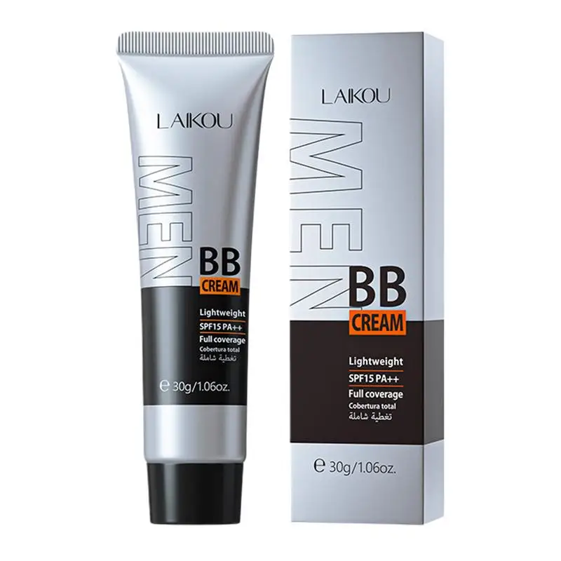 Bb Cream For Men Face Moisturizer Makeup Foundation Sunscreen Repair Makeup Concealer Oil Control Liquid Foundation Moisturizer