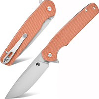 FF1 Pocket Knife K110 Steel Blade Micarta Handle Folding Knife EDC Tool  for Outdoor Camping Hiking Hunting Fishing ﻿