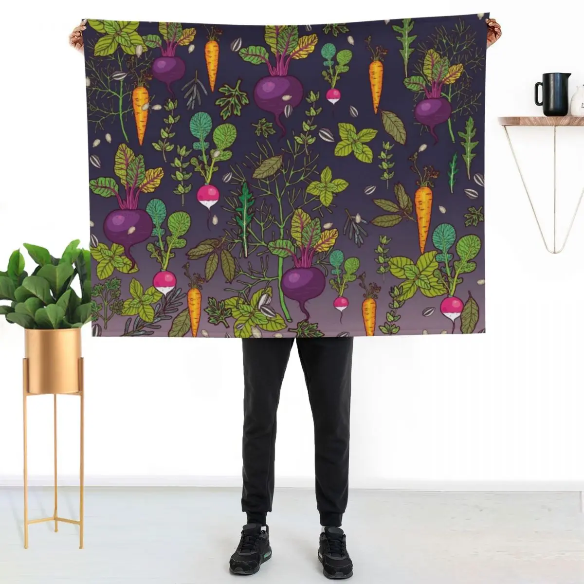 Gardener's dream Throw Blanket sofa bed for sofa funny gift Sleeping Bag Blankets