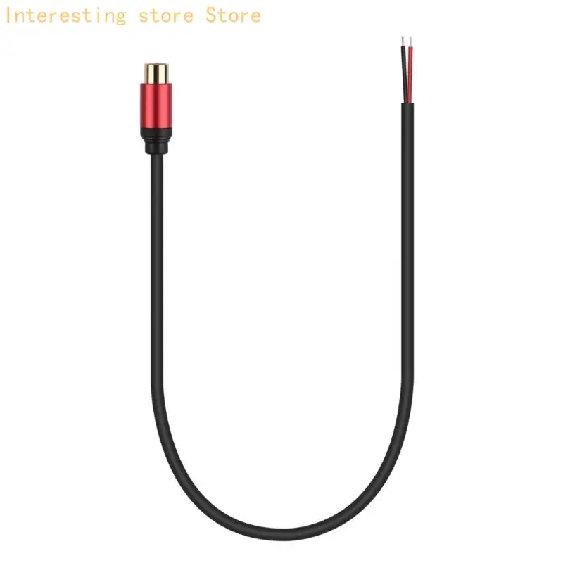 

55KC Auditory Female To Bare Wire Open End Pigtail Auditory Cable for Amplifier Auditory Video Device Repairs Speaker Wire