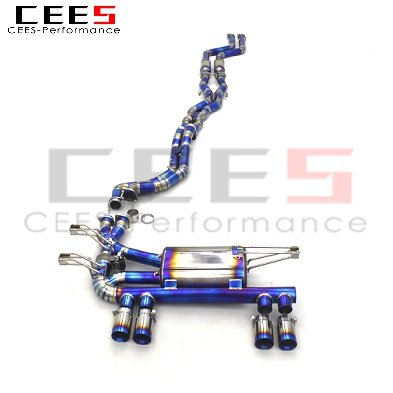 

CEES Catback Exhaust Pipes For BMW M3 E46 2004-2006 Titanium Escape Exhaust Pipe Muffler Car Exhaust System