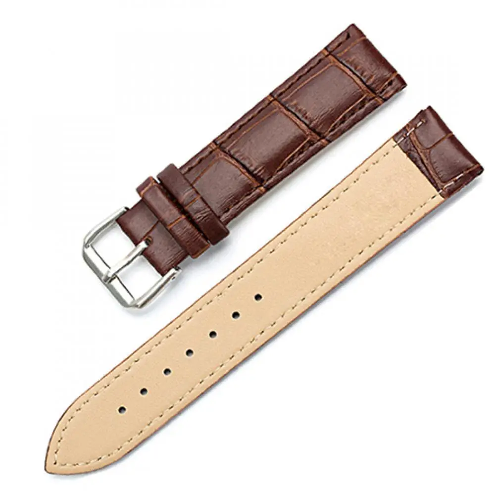 18/20/22mm Vintage Leather Watchbands Faux Leather Watch Strap Buckle Band Wrist Quartz Watch Watchband Bracelet Belt Watch band