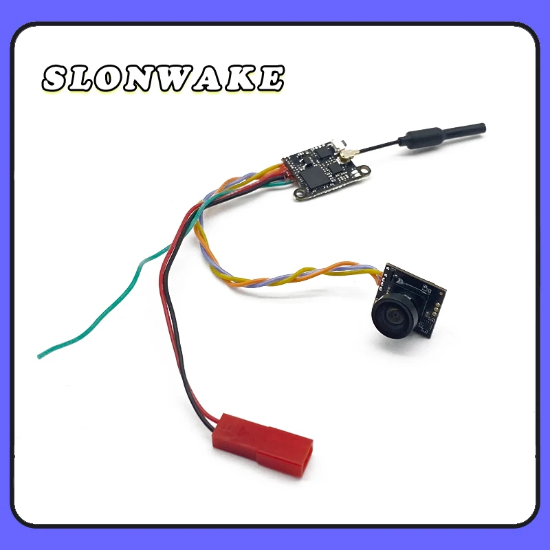 SLONWAKE 5.8G 1200TVL FPV Camera VTX Fvp Transmitter 48CH Mini Combo 25/100/200mW Adjustable 5V Power for RC Racers Drones