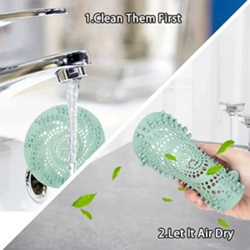 1Pcs Floor Filter Sink Strainers Hair Catcher For Kitchen Bathroom Accessories Silicone Drain Strainer Household Shower - view 4