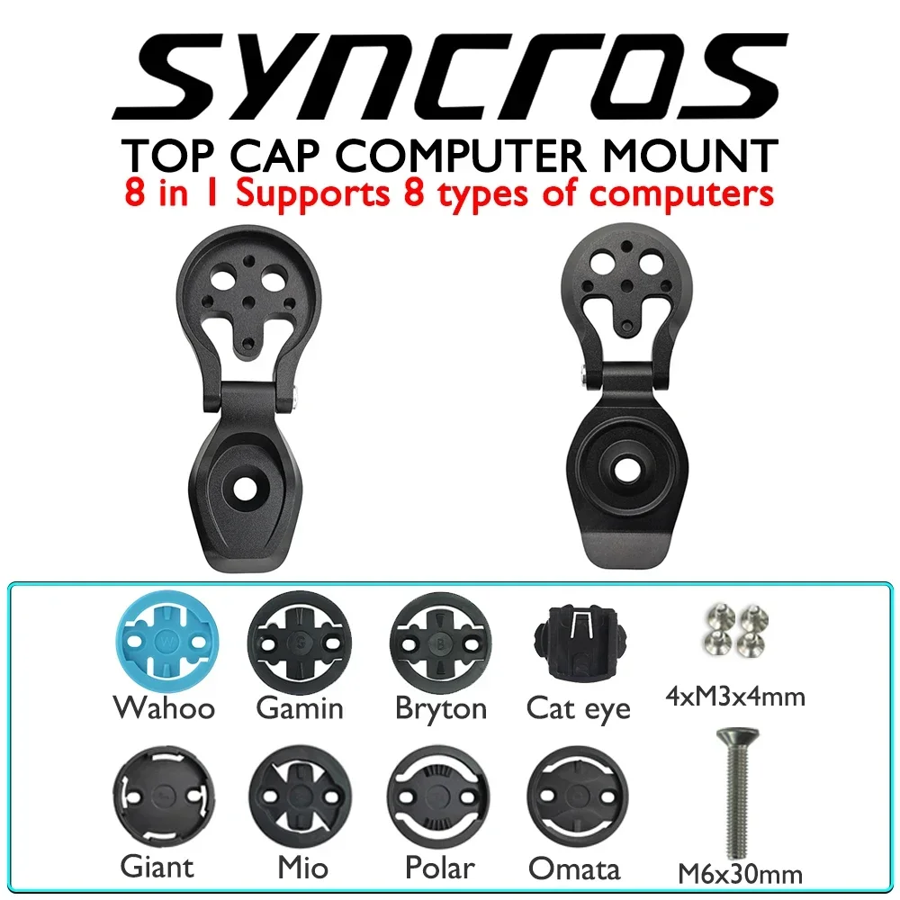 Syncros Ultra-Light Computer Mount for MTB/XC Handlebars/Adapts GPS/Stopwatch BicycleStem, Bicycle Accessories