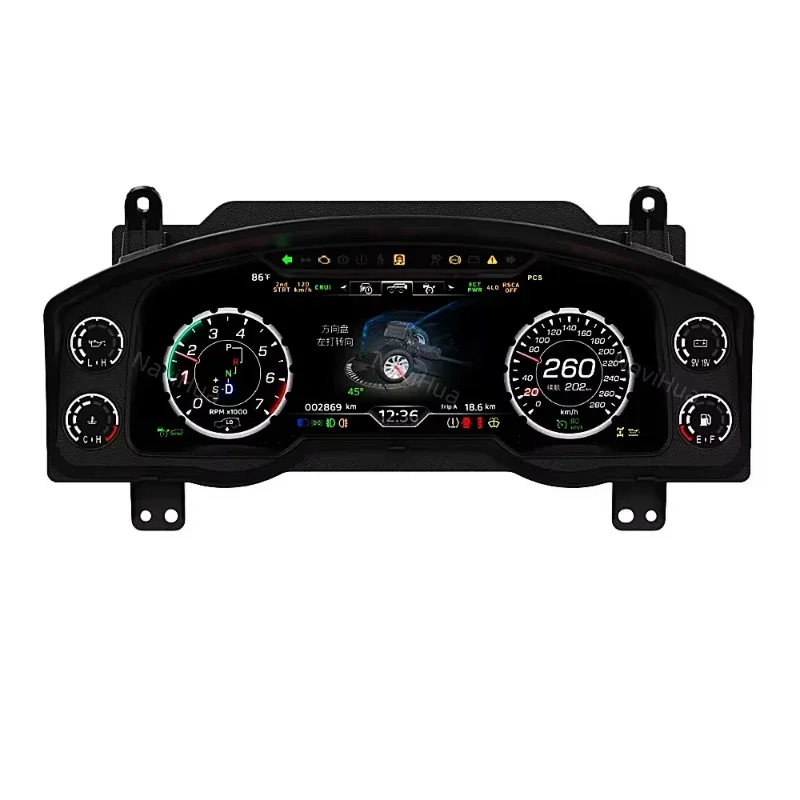12.3-inch automotive digital trunking instrument Lexus LX570 2016 automotive speedometer LCD instrument panel virtual