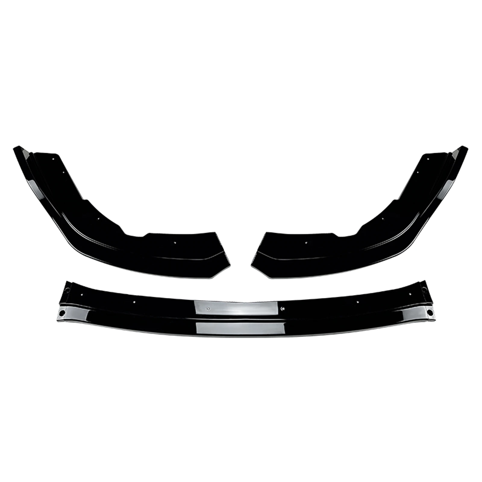 Front Bumper Spoiler Lip For Subaru Impreza WRX STI 2011 2012 2013 2014 Carbon Fiber Look/Gloss Black Car Lower Splitter Blade