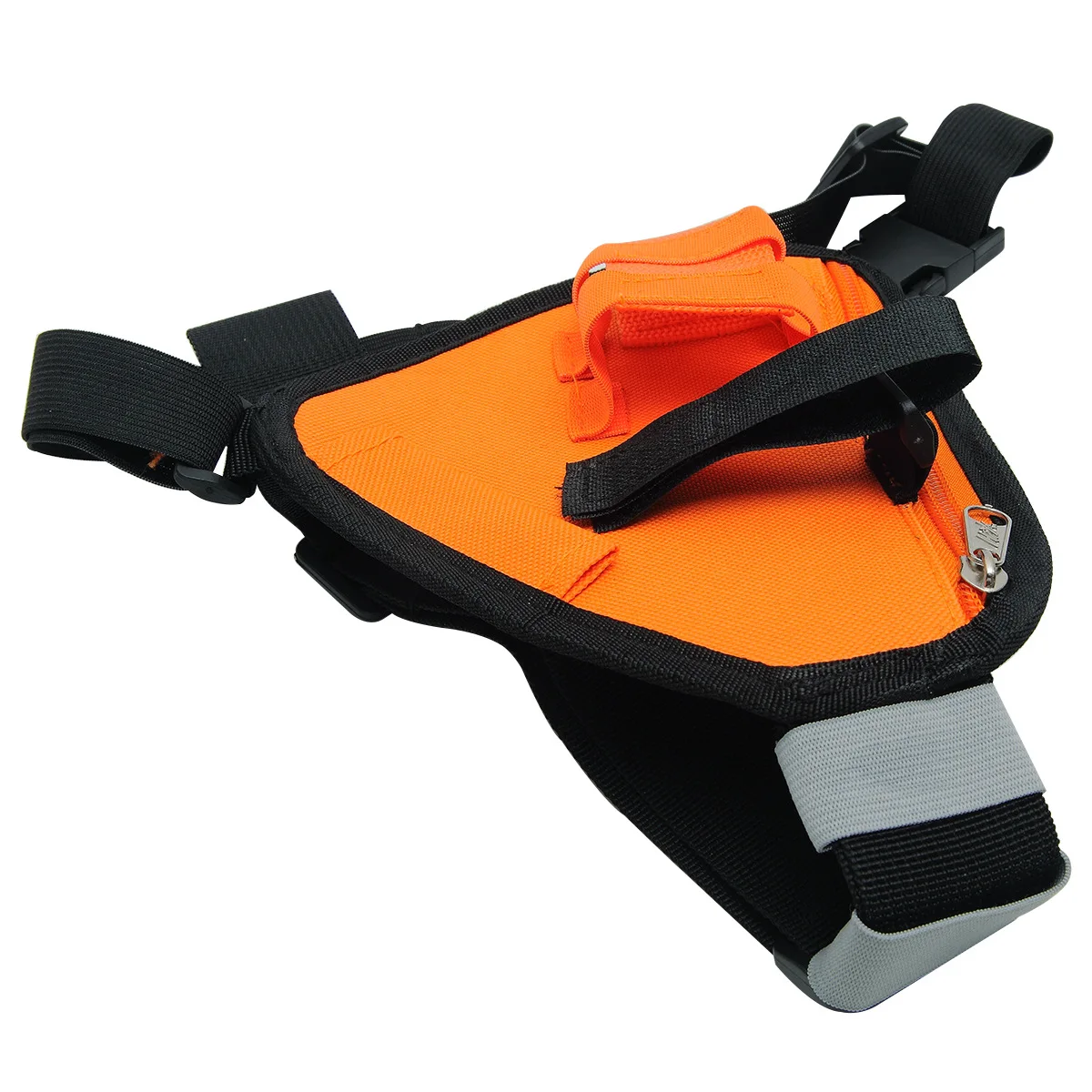 Lightweight and Durable Nylon Handheld Walkie-Talkie Chest Pouch Adjustable Size Outdoor Tactical Radio Storage Bag