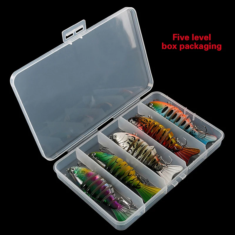 Fishing Lures Jointed Fishing Kits For Freshwater And Saltwater,Lifelike Swimbaits For Bass Trout Crappie,Slow Sinking Bass Fish