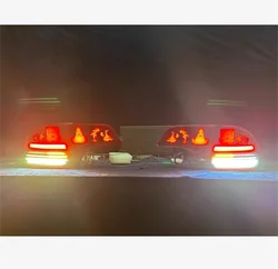 Car led modified Tail light Assembly For Honda civic 8th turn signal brake Reverse lamp 4pcs