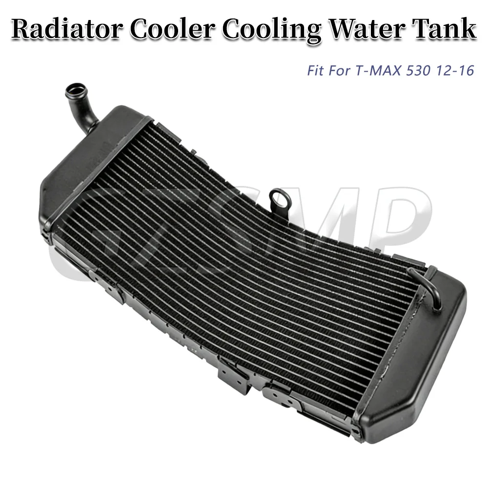 Motorcycle Accessories Aluminium Radiator Cooling Cooling Water System Fit For MAX 530 MAX530 2012 2013 2014 2015 2016
