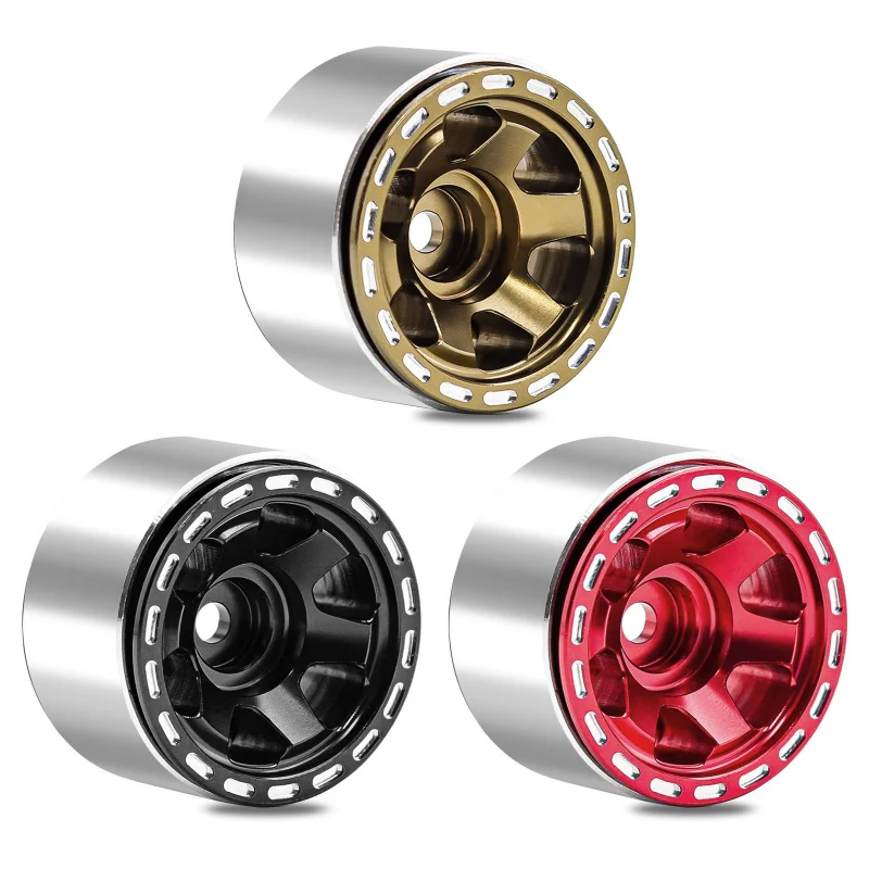 

1/18 TRX4M 1.0inch metal wheel rims Climbing car aluminum alloy wheel hub SCX24 FCX24-W183