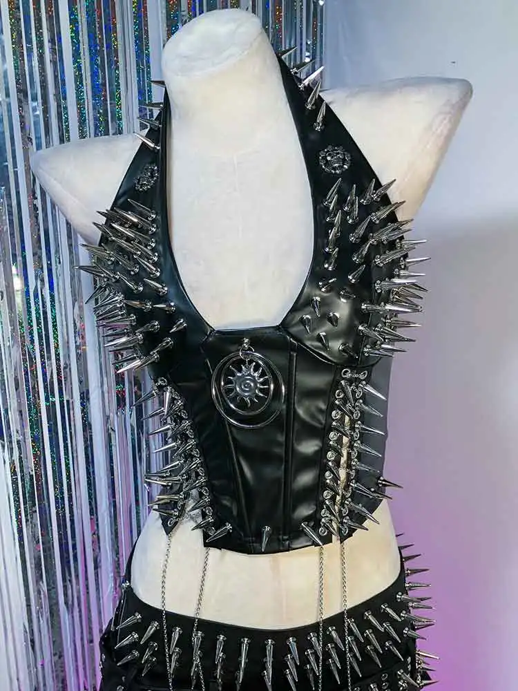 

Emo Street Wear 90s DIY Fashion Revival Teen Harajuku Grunge Hand Made Goth Y2K TOPS Punk Rock Gothic Tank E-Girls Eco Kawaii