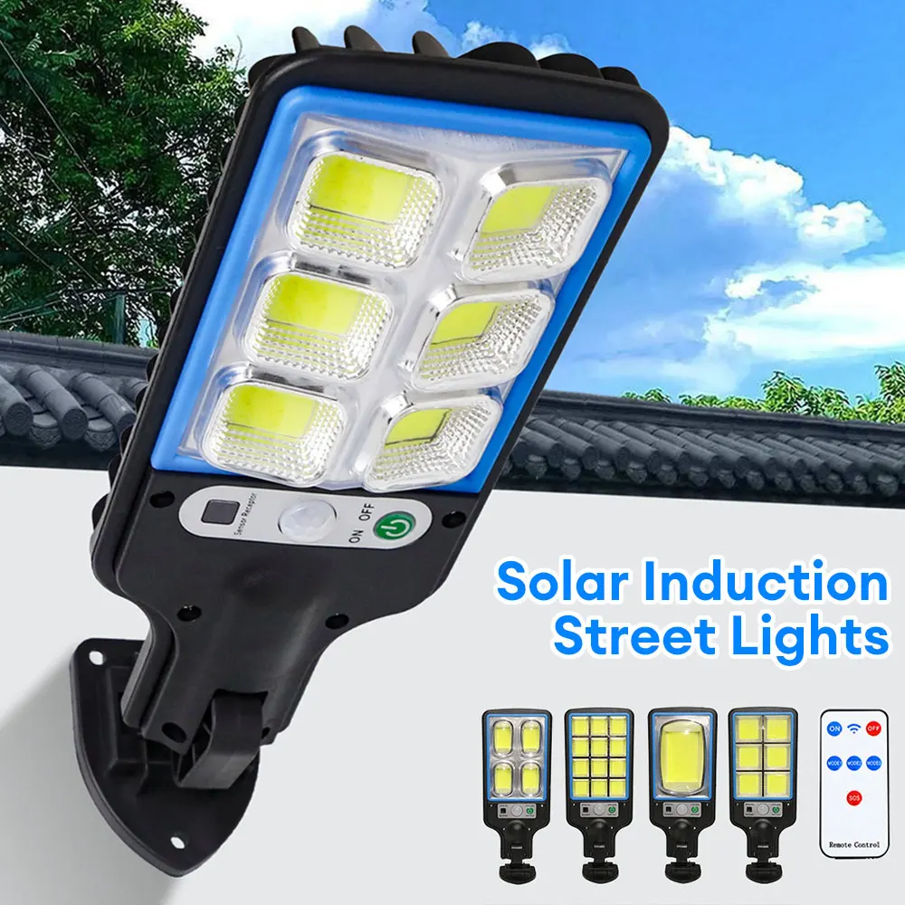 Solar Light PIR Motion Sensor Street LED Lights Outdoor Waterproof Wall Lamp for Patio Porch Garage Garden Decoration Lighting