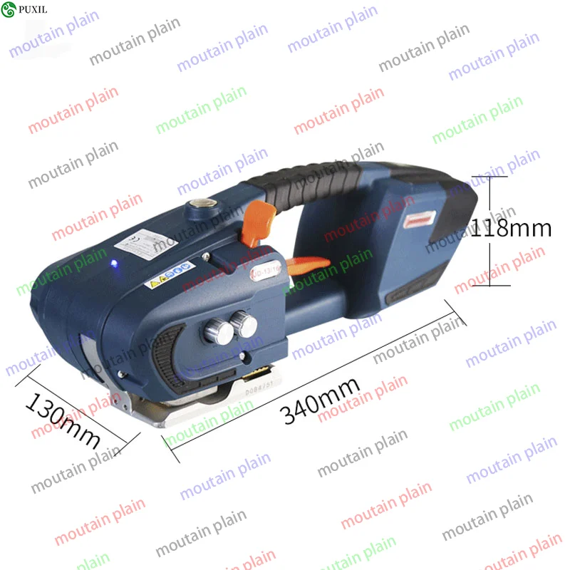 JDC 13mm-16mm PET PP Plastic Strapping Machine Battery Strap Machine with 2 Batteries Tools Battery Powered 4.0A / 12V