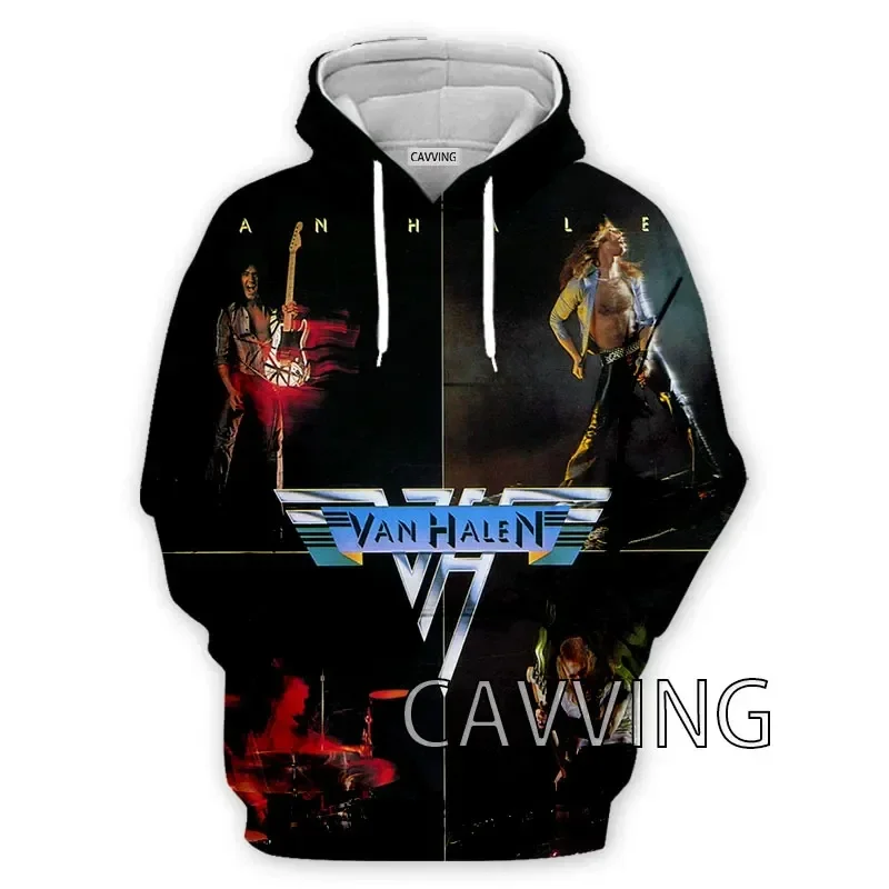 CAVVING 3D Print  Van Halen Band Autumn Fashion Hoodies Men Adult Up Hooded Sweatshirt Harajuku Hoodie Sweatshirts for Men/women