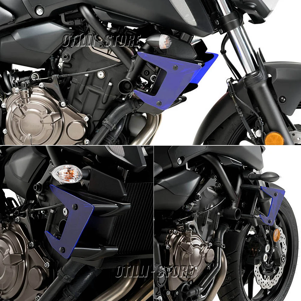 OTILLI Moto Winglet Kit Ala Aerodinamica Spoiler Laterale Per YAMAHA MT07 2018-2020 ABS Deflettori del Vento Carenatura Accessori