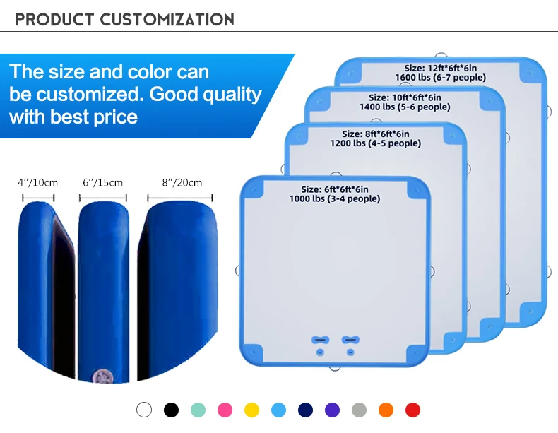 

Надувная плавающая док-станция размера OEM, плавающий островный плот, надувная док-станция для водной рыбалки