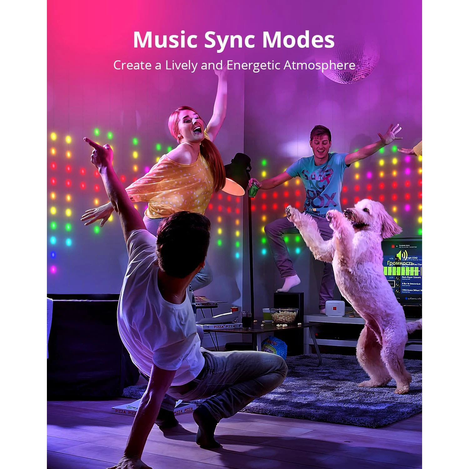 Smart Curtain String Light App DIY Picture Text Led Display Smart LED RGB String Light RGB LED Bluetooth Control Curtain Lights