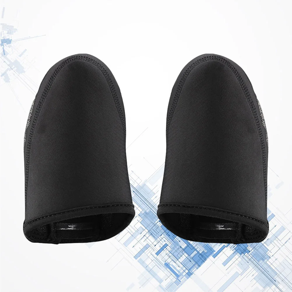 

1 Pair Windproof Warm Cycling Shoe Covers Sbr Half Overshoes For Riders Outdoor Waterproof Shoes Cover Accessory