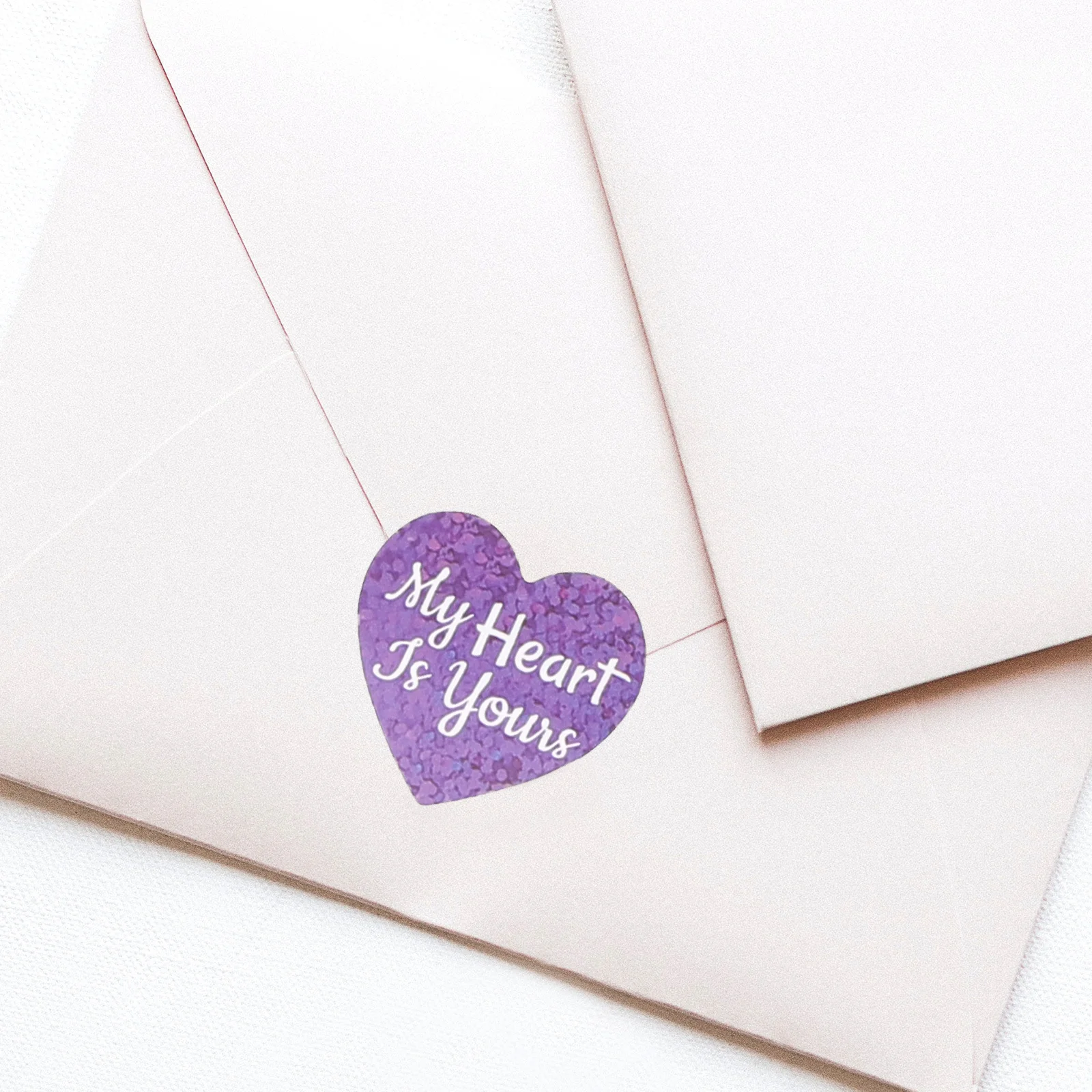 5 لفات ملصقات ذاتية اللصق على شكل قلب الشارات لعيد الحب هدية التفاف ختم تسميات المغلفات بطاقات ديكور الحفلات #6