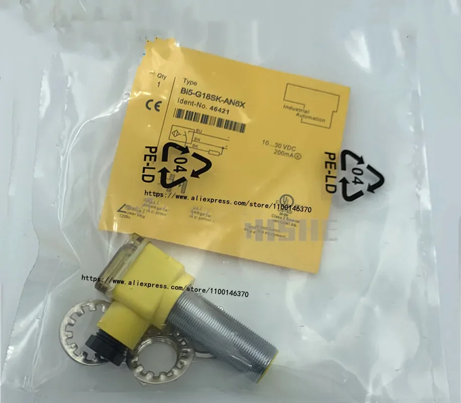 

3Pcs New Proximity BI5 Ni10-G18SK-RN Ni10-G18SK-AN6X Ni10-G18SK-AP6X Ni10-G18SK-VN6X Ni10-G18SK-VP6X Ni10-G18SK-AD4X