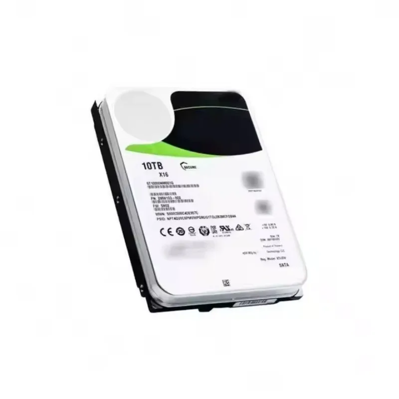 2pcsSt10000Nm001G Hdd Exos X16 10Tb 3.5 "Sata 6 جيجابايت/ثانية 56 ميجابايت محركات الأقراص الصلبة الداخلية لخادم المؤسسة Hdd St10000Nm003G
