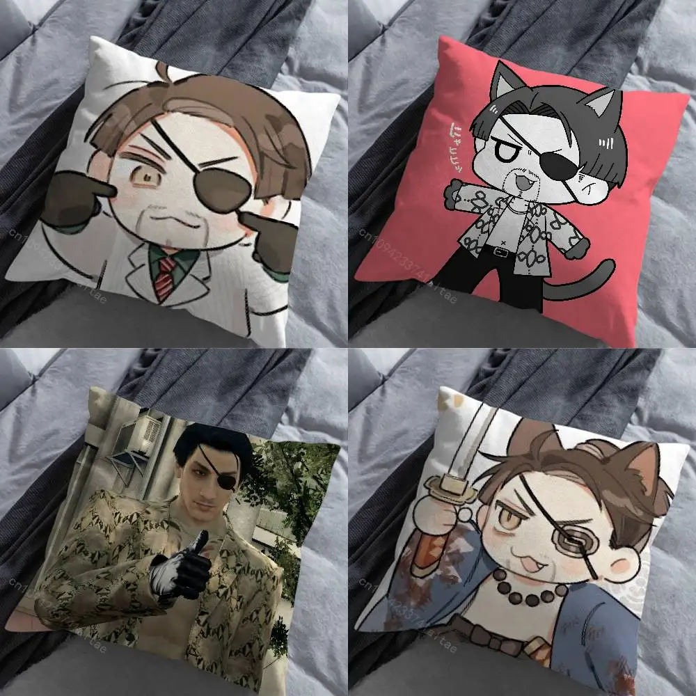 

Cute Ferocious G-Goro M-Majima Throw Pillow Case Living Room Sofa Cushion Cover For Home Bedroom Decoration Protector