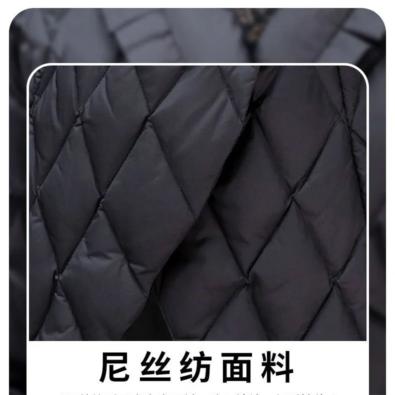 New Light Thin Winter Clothes Cotton-padded Jacket Ladies High-end Fashion Slim Short Ruffled Suit Parkas Coat Female Overcoat