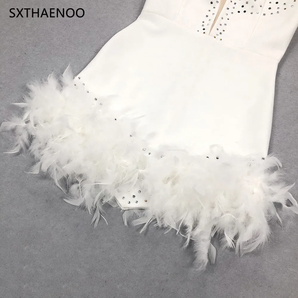 SXTHAENOO Sexy Strapless Bloemen Pailletten Lange Jurk Vrouwen Luxe Pailletten Bloem Backless Slanke Jurk Avondfeest Runway Gown Jurk